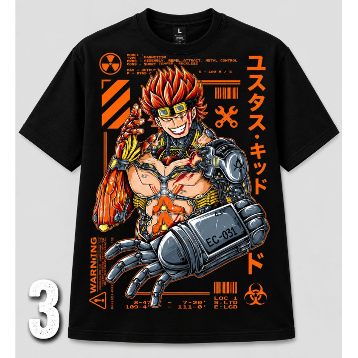 Camiseta Anime Cyberpunk Personalizada