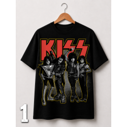 Camiseta Negra pop y rock pop | Algodón Roly - Katun
