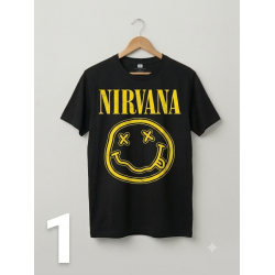 Camiseta Negra pop y rock pop | Algodón Roly - Katun