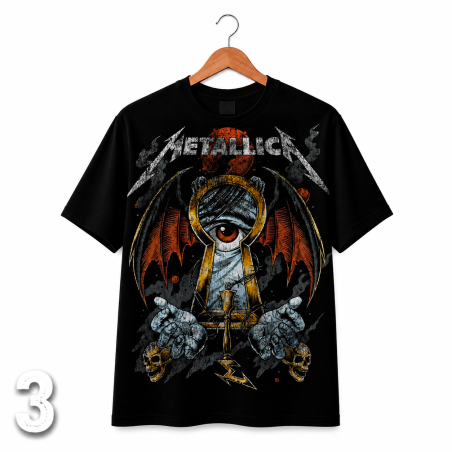 Camisetas de Heavy Metal Negras , Colección Grupos Metal
